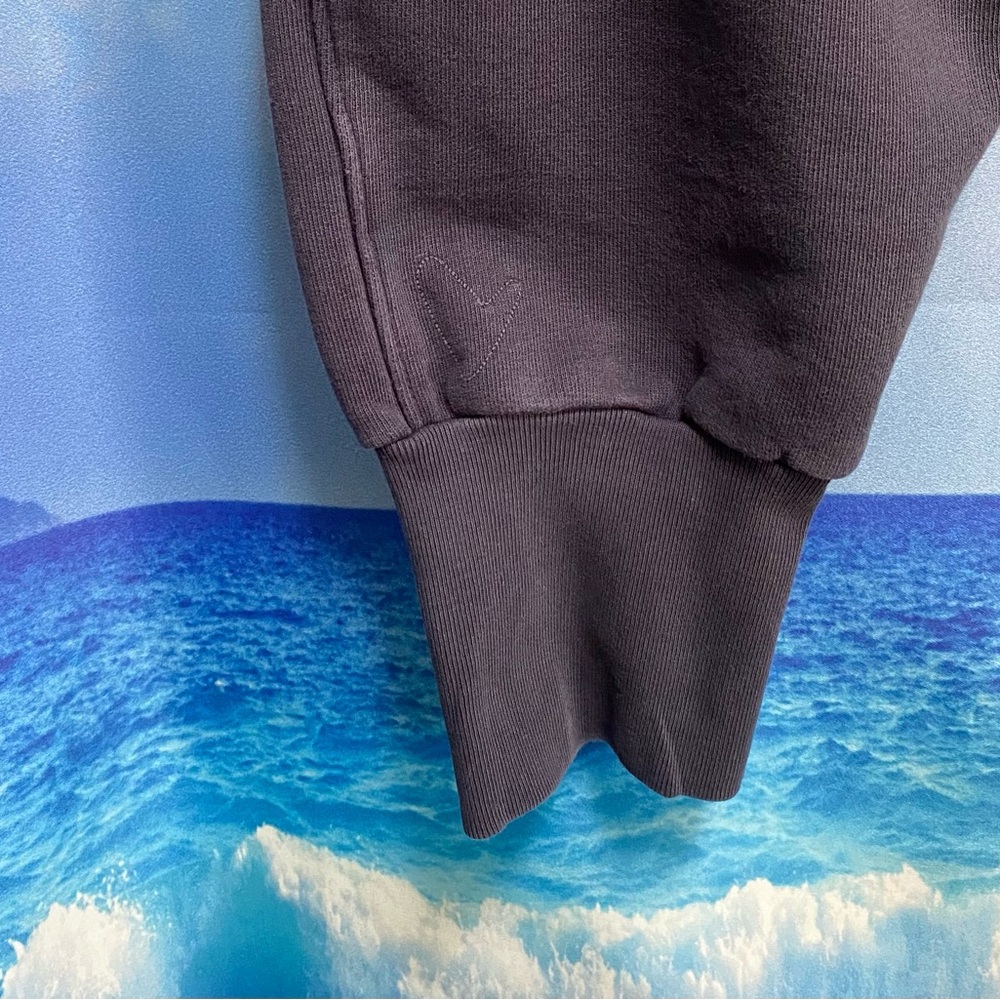 Frank & Eileen Tee Lab Super Crop Triple Fleece Sweatpants Size: M Gray - Picture 6 of 16